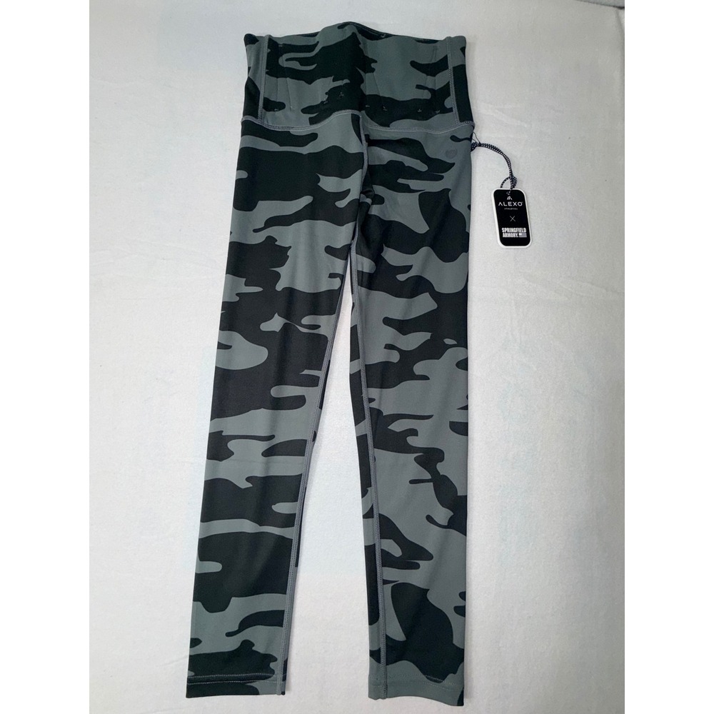 Alexo Athletica Springfield Armory Leggings Womens Small Black Camo NWT Tactical